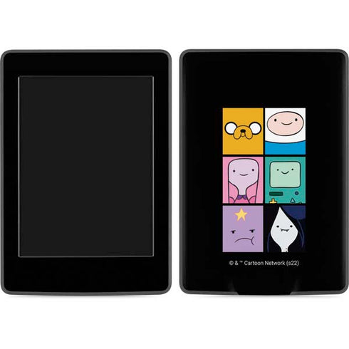 Adult Swim Adventure Time Character Tiles Amazon Kindle Skin